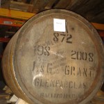 "God Jul" in Glenfarclas barrel