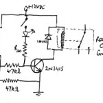 Optocoupler to relay circuit
